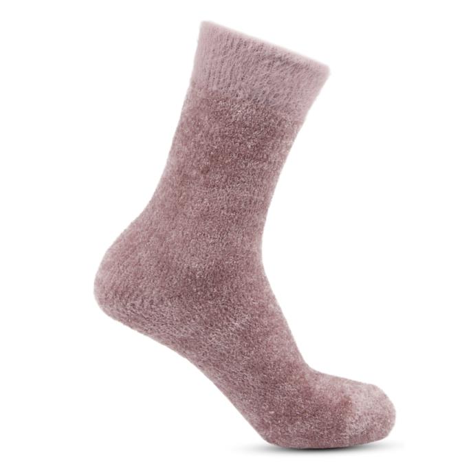 totes Ladies Chenille Bed Socks (Twin Pack) Teal / Pink Extra Image 5